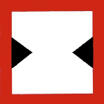 Obrázek k otázce č. 289: Tento signální znak (tabule) znamená: