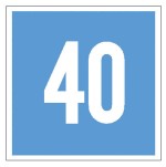 Obrázek k otázce č. 302: Tento signální znak (tabule) znamená: